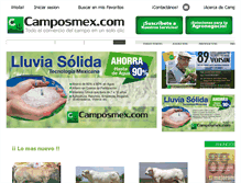 Tablet Screenshot of camposmex.com